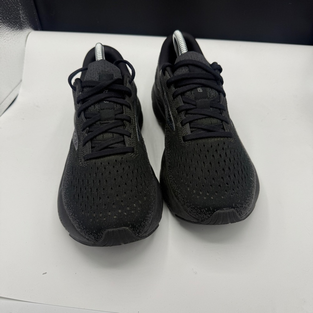 Brooks Black Gray Ghost 16 Lace Up Active Athletic Running Sneakers size 9